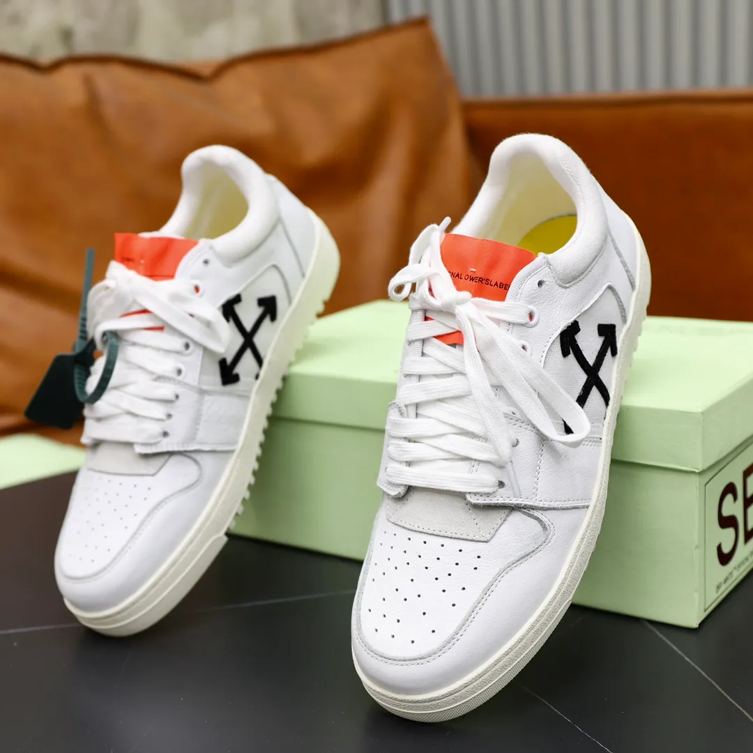 Men's shoes: 462💰💶【off-white】👫 Original one-to-one replica, high-end quality🥳The latest model has not been listed on the official website yet, the top version. Fabric: Imported original leather splicing Lining: Imported breathable mesh Outsole: Original rubber soft, light and wear-resistant Outsole Male 38-44 (customized for 45 and 46)